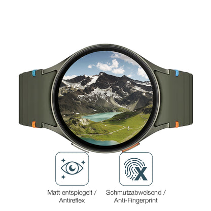 9H Hartbeschichtete, flexible Folie passend zugeschnitten für Samsung Galaxy Watch 7 40mm
