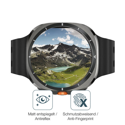 9H Hartbeschichtete, flexible Folie passend zugeschnitten für Samsung Galaxy Watch Ultra