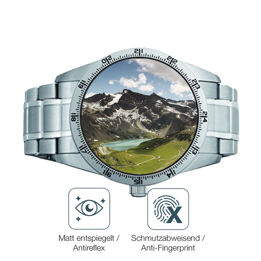 Schutz gegen Kratzer auf dem Seiko 5 Sports SRP513K1 Glas durch Schlüssel oder Ähnliches