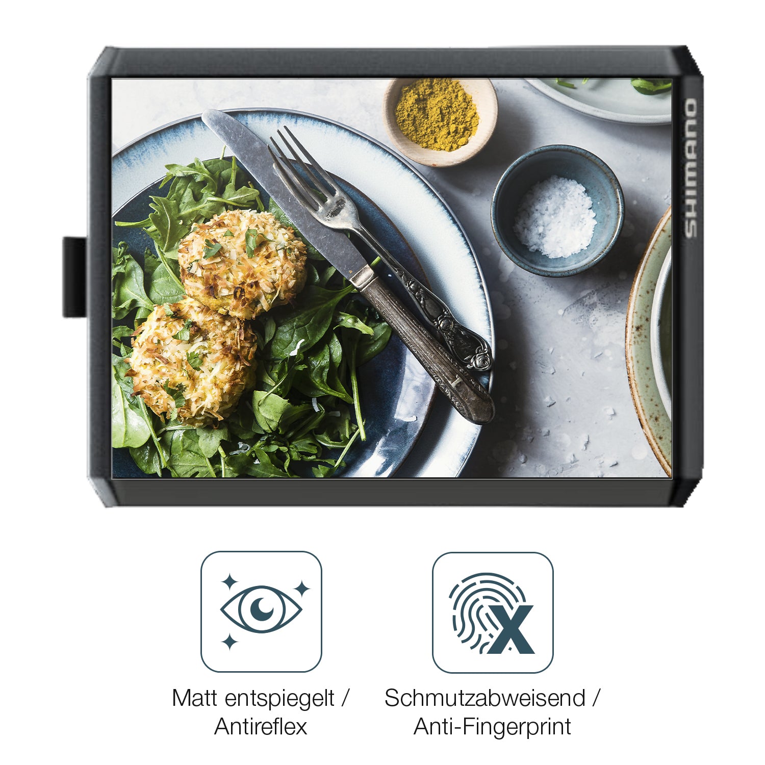 9H Hartbeschichtete, flexible Folie passend zugeschnitten für Shimano SC-EN610