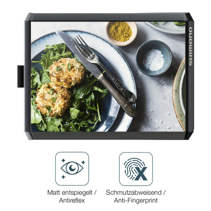 9H Hartbeschichtete, flexible Folie passend zugeschnitten für Shimano SC-EN610