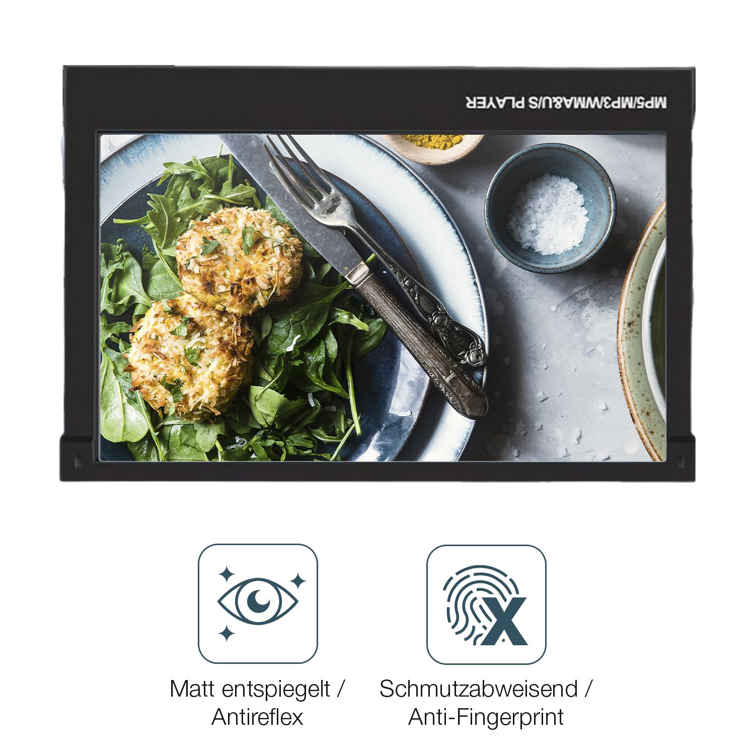 Schutz gegen Kratzer auf dem Sixwin P5 7 Zoll Glas durch Schlüssel oder Ähnliches