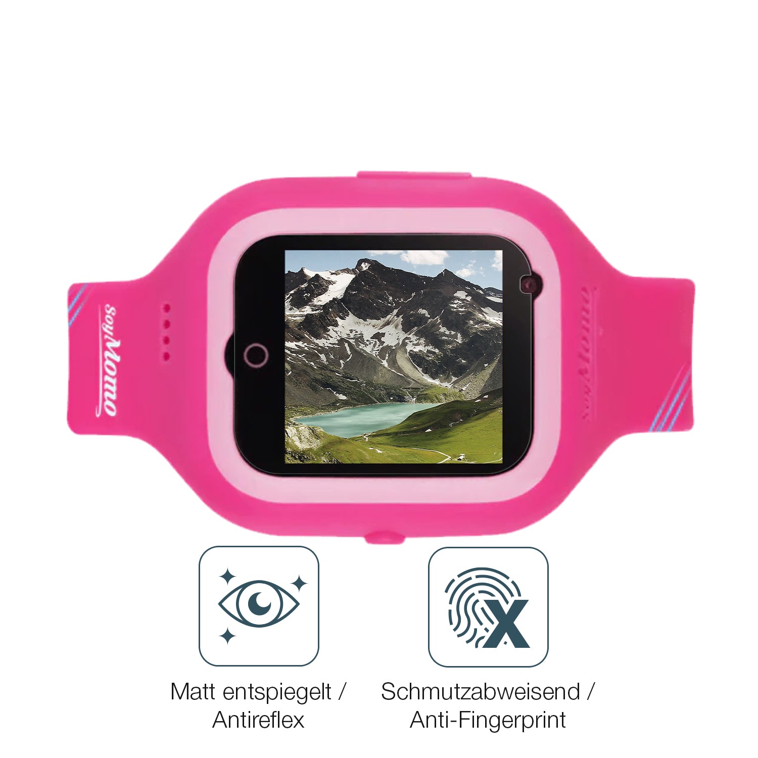 Schutz gegen Kratzer auf dem SoyMomo Space 2.0 Glas durch Schlüssel oder Ähnliches