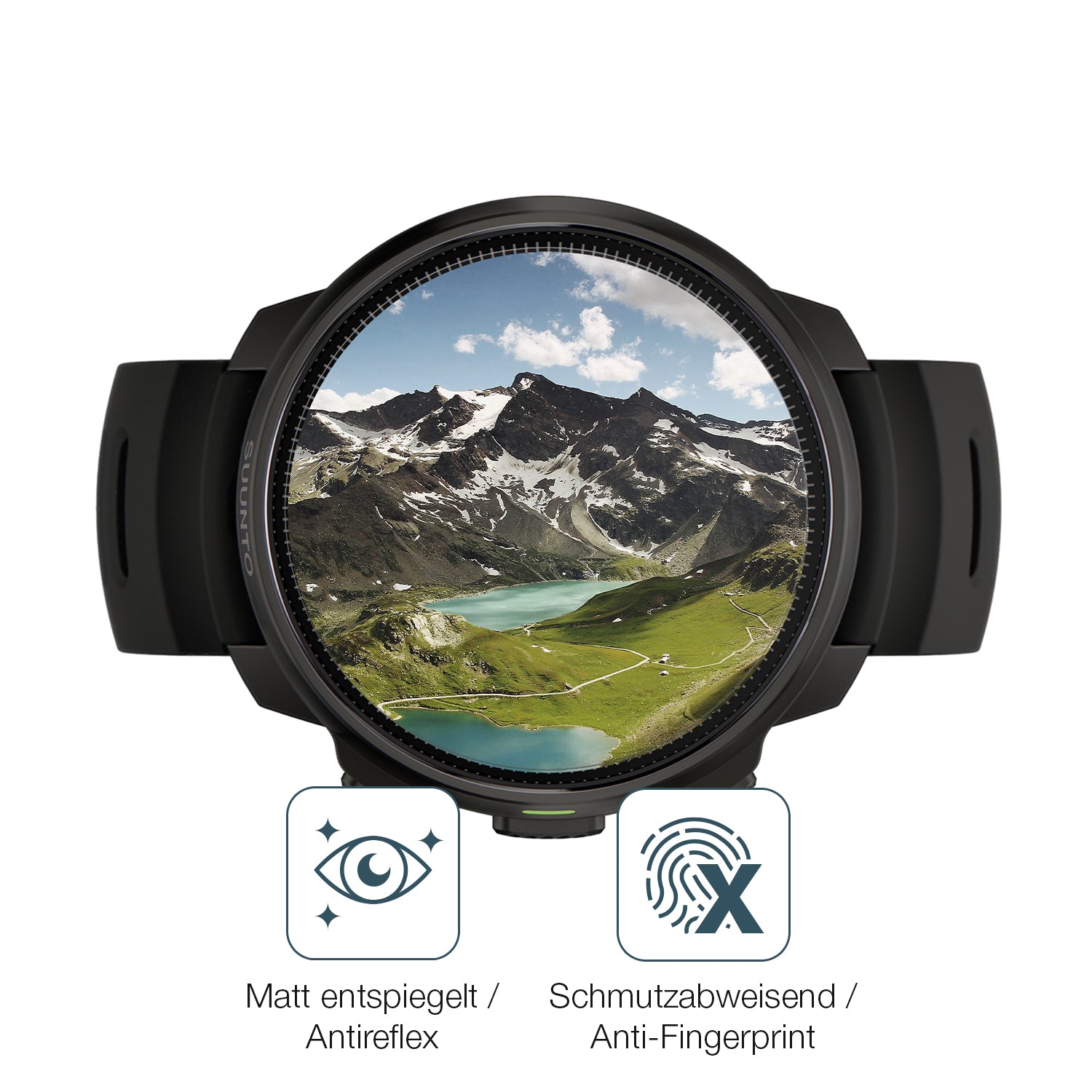 9H Hartbeschichtete, flexible Folie passend zugeschnitten für Suunto Ocean