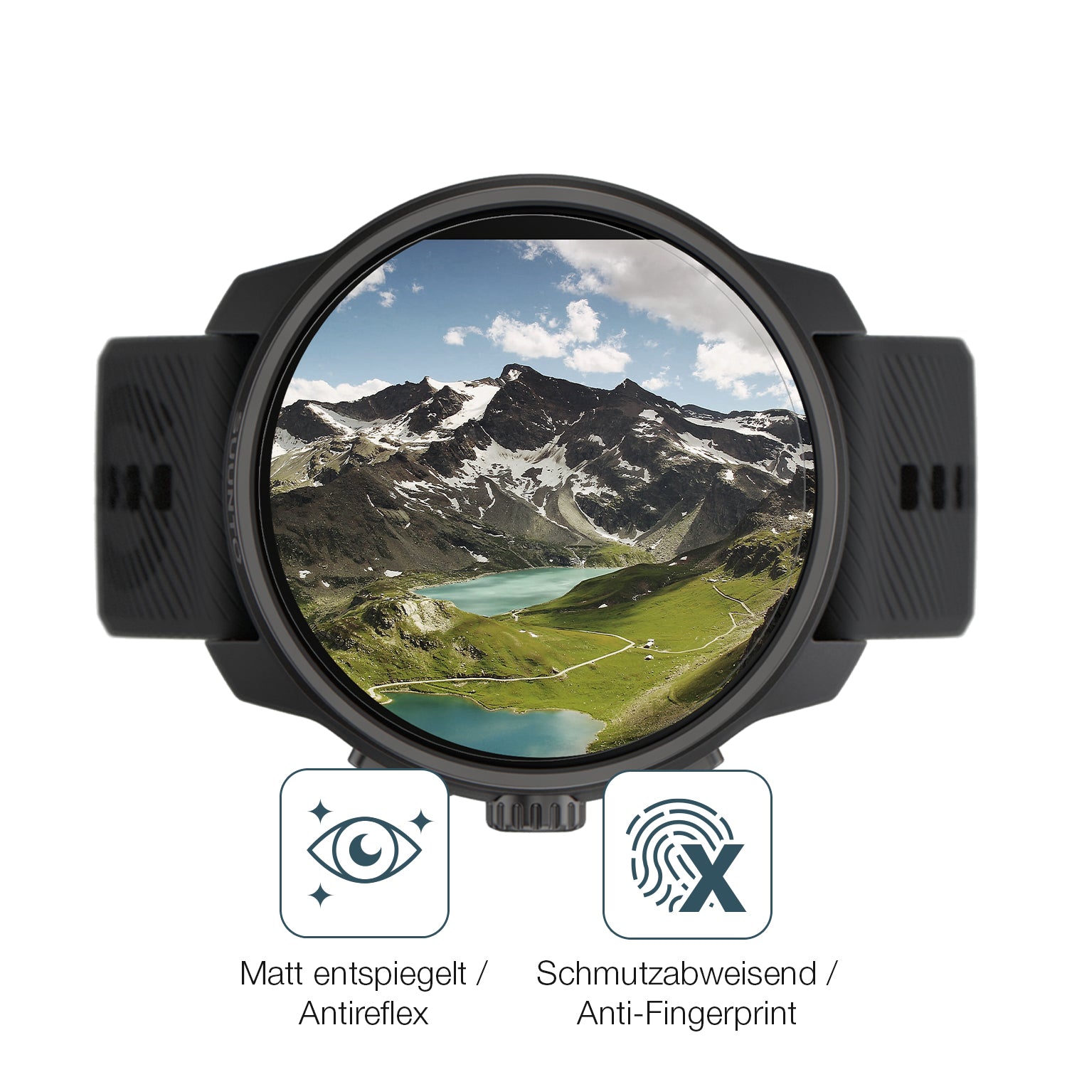 9H Hartbeschichtete, flexible Folie passend zugeschnitten für Suunto Race