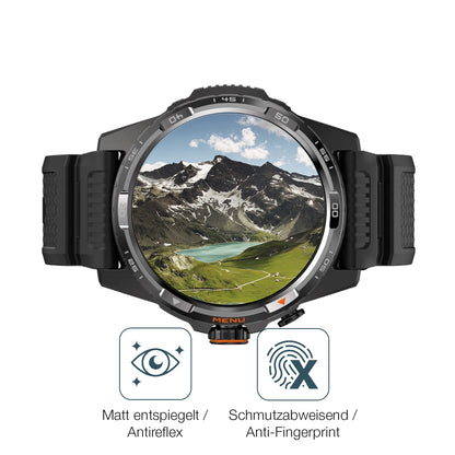 9H Hartbeschichtete, flexible Folie passend zugeschnitten für ticWatch Atlas