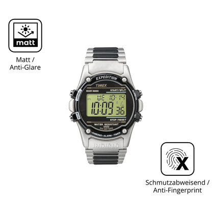 9H Hartbeschichtete, flexible Folie passend zugeschnitten für Timex Expedition Atlantis