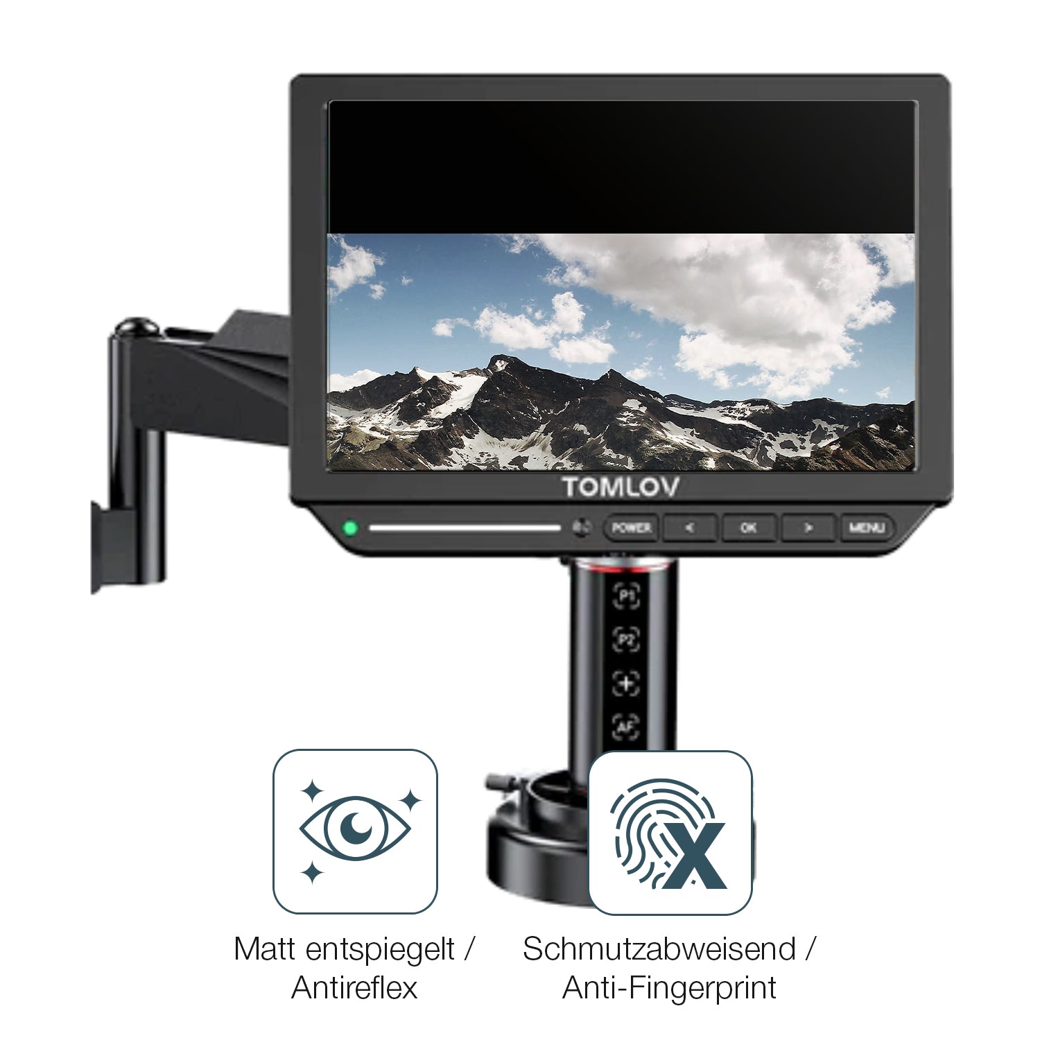 Schutz gegen Kratzer auf dem Tomlov TM4K-4K FLEX Glas durch Schlüssel oder Ähnliches