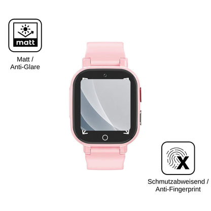 2x 9H Schutzfolie matt für Transformers 4G Kinder Smartwatch Panzerfolie