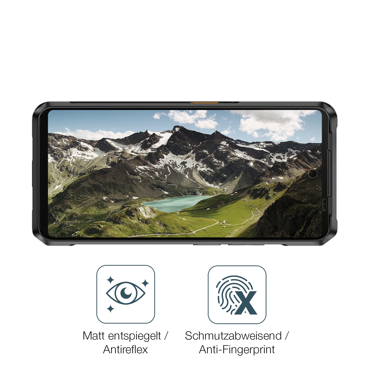 9H Hartbeschichtete, flexible Folie passend zugeschnitten für Ulefone Armor 26 Ultra
