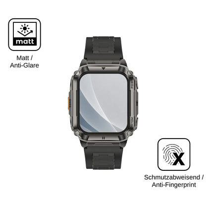 2x 9H Schutzfolie matt für Ulefone Armor Watch Ultra Panzerfolie