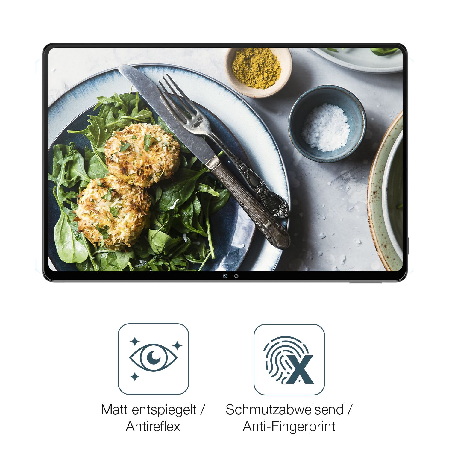 9H Hartbeschichtete, flexible Folie passend zugeschnitten für Umidigi G7 Tab Pro
