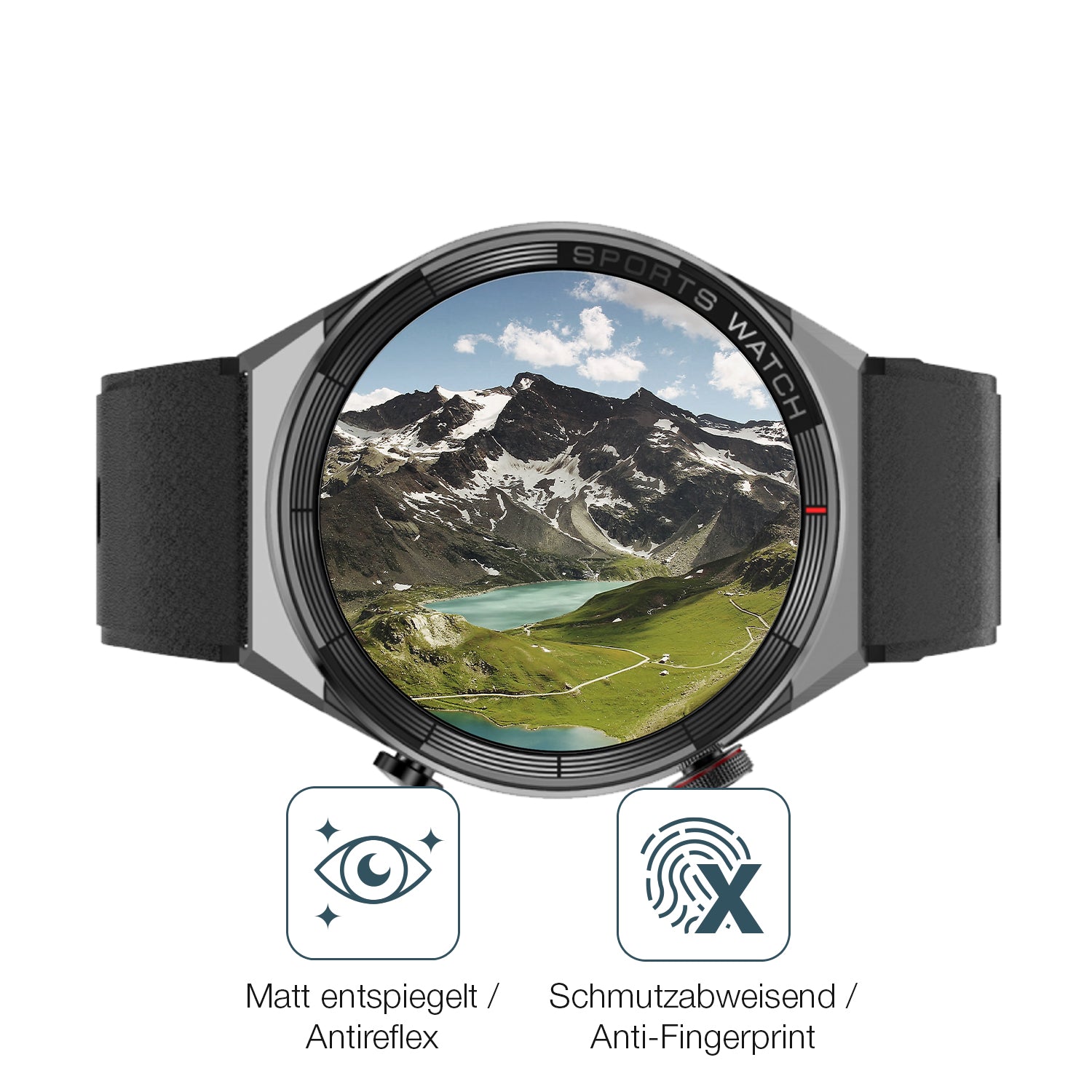 Schutz gegen Kratzer auf dem Watchmark Maverick Glas durch Schlüssel oder Ähnliches