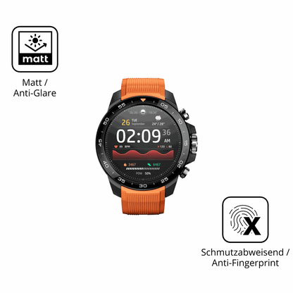 9H Hartbeschichtete, flexible Folie passend zugeschnitten f�r Xiaomi Mibro GS Explorer S
