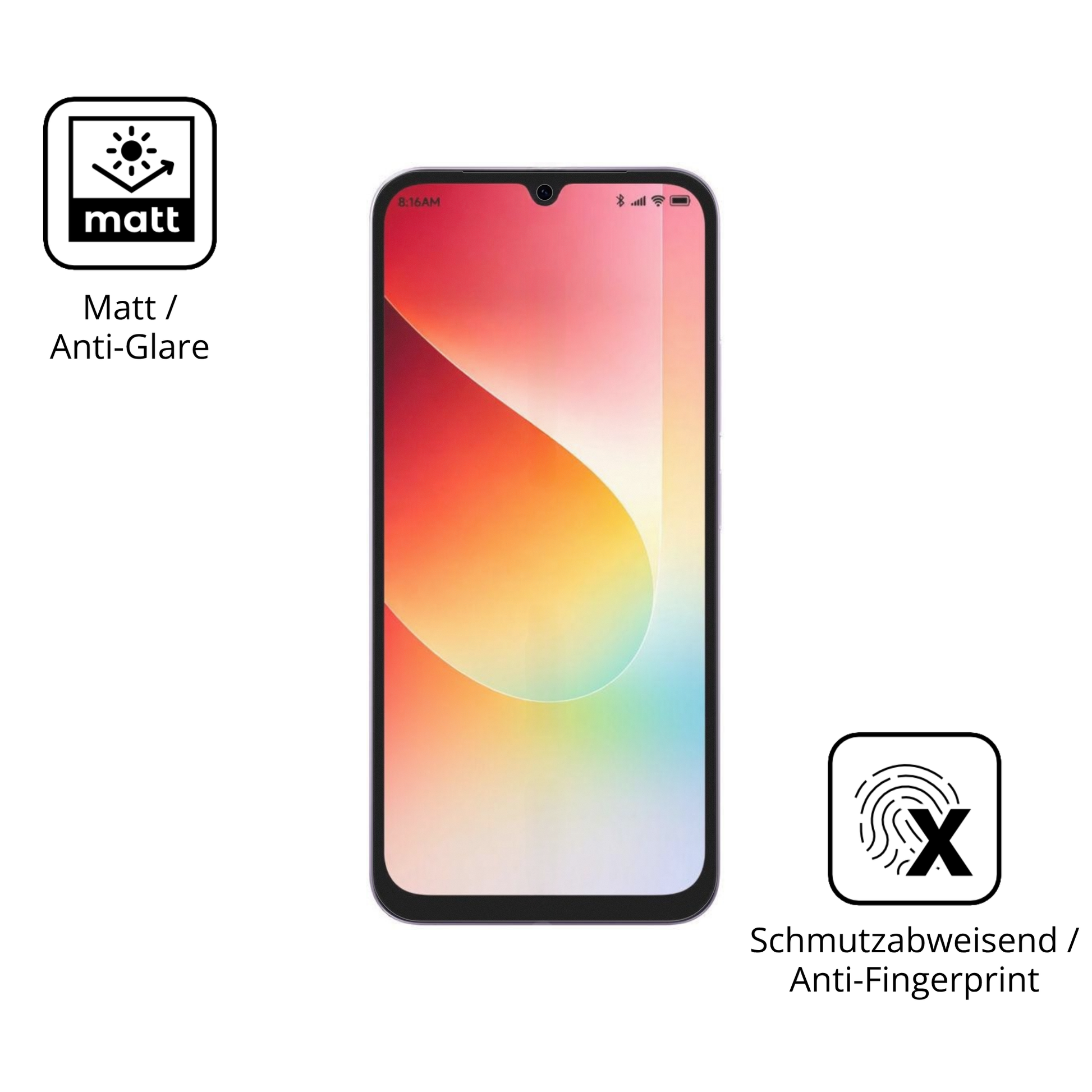 9H Hartbeschichtete, flexible Folie passend zugeschnitten für Xiaomi Redmi 15A 5G