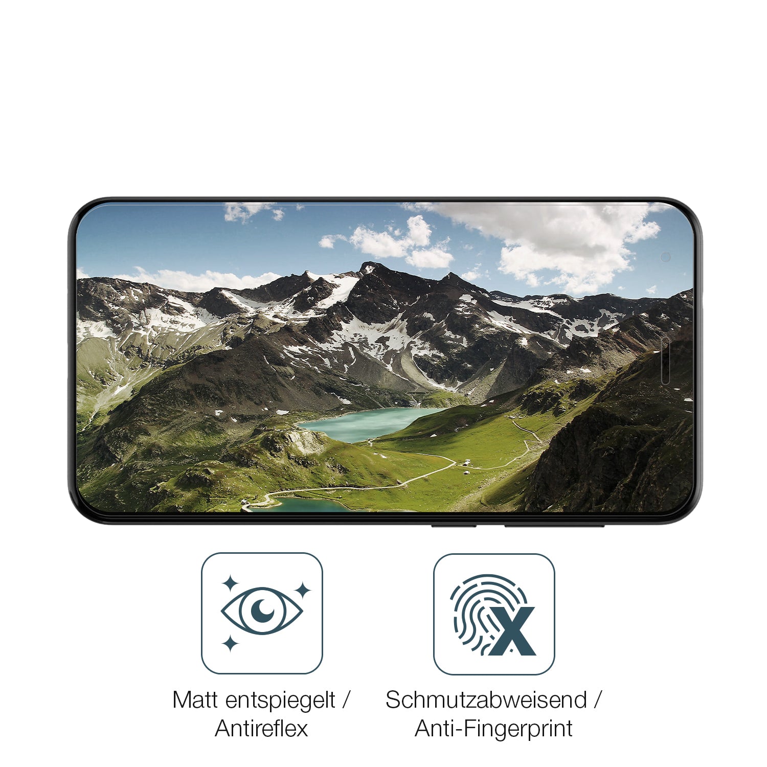 9H Hartbeschichtete, flexible Folie passend zugeschnitten für ZTE Blade A35 Lite