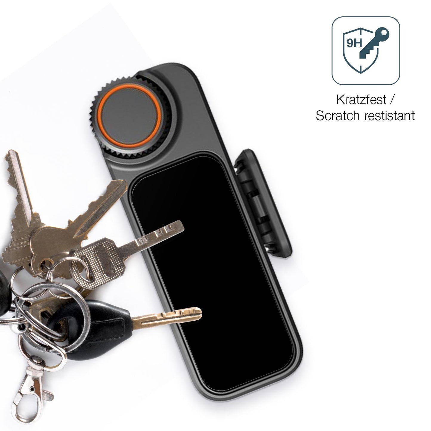 dipos Displayschutz für DJI Mic 3 Receiver, mattierte Oberfläche, robuste Festigkeit und perfekte Passform