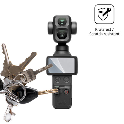 dipos Displayschutz für DJI Osmo Pocket 4P, mattierte Oberfläche, robuste Festigkeit und perfekte Passform