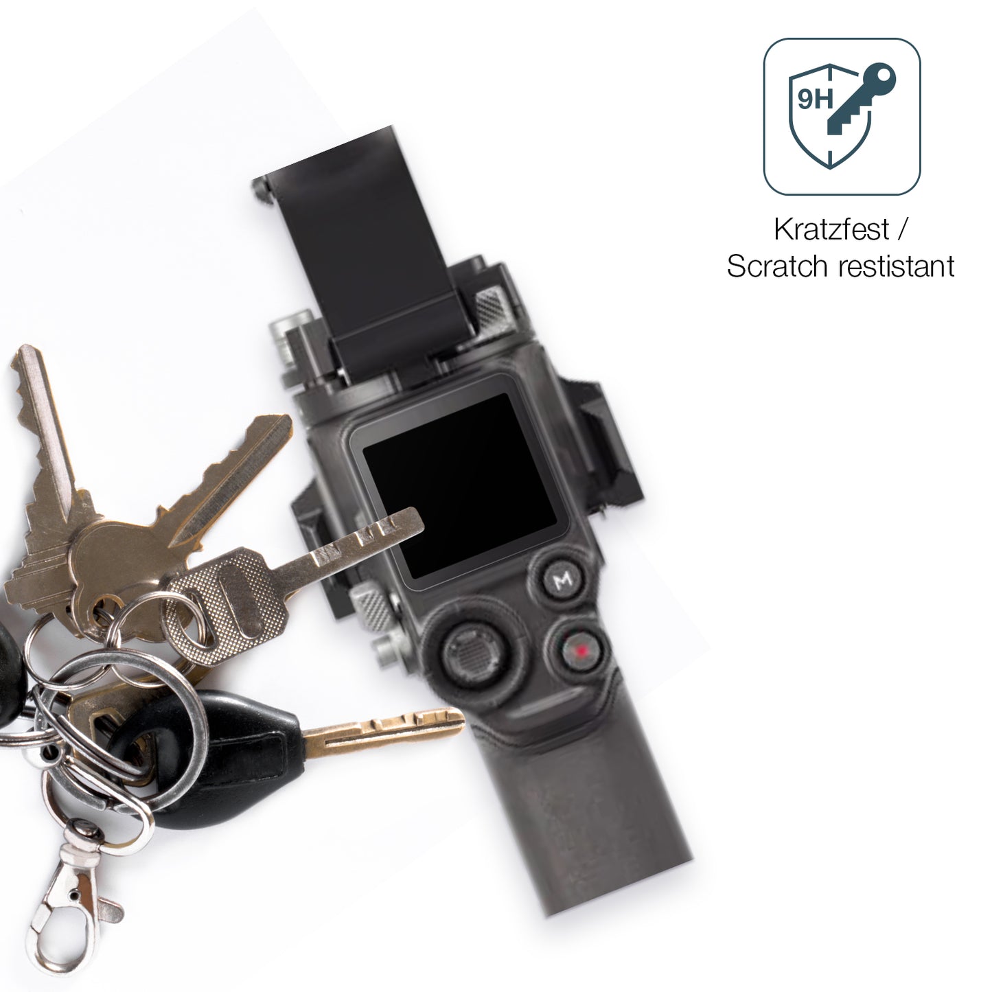 dipos Displayschutz für DJI RS 4 Pro, mattierte Oberfläche, robuste Festigkeit und perfekte Passform