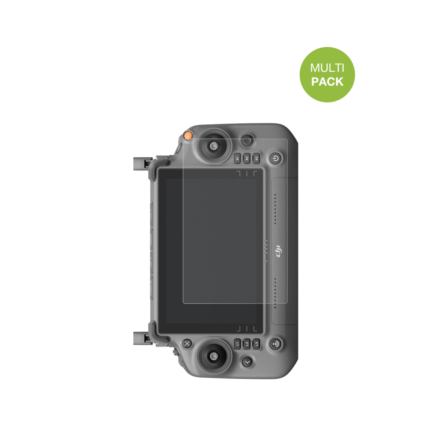 DJIInspire 3 RC Plus mit aufgebrachter dipos Displayschutzfolie, die lästige Fingerabdrücke minimiert
