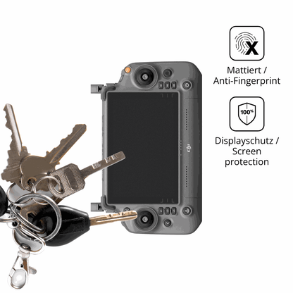 dipos Displayschutz für DJI Inspire 3 RC Plus, mattierte Oberfläche, Blickschutzfilter und perfekter Passform