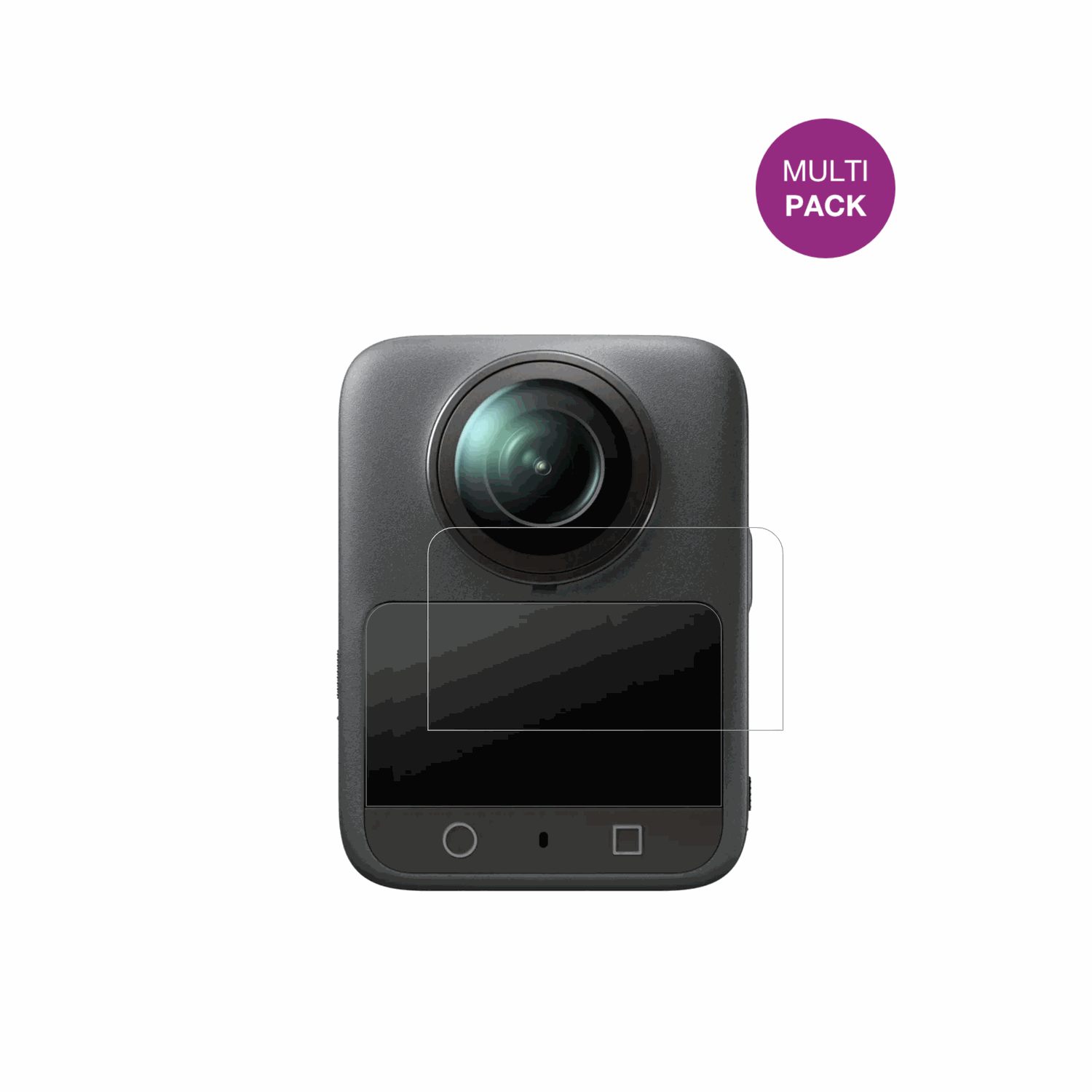 DJIOsmo 360 mit aufgebrachter dipos Displayschutzfolie, glasklare Darstellung ohne Einschränkungen