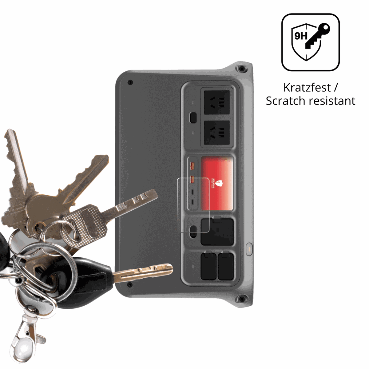 dipos Displayschutz für DJI Power 1000 V2, mattierte Oberfläche, robuste Festigkeit und perfekte Passform