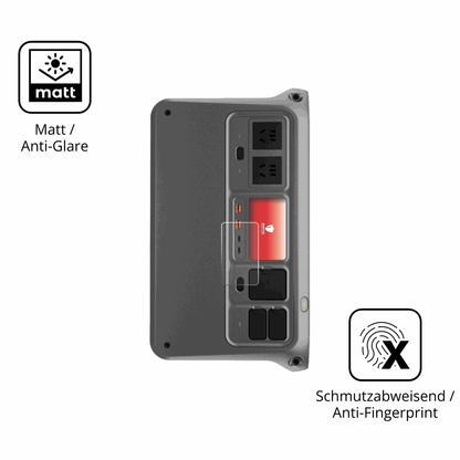 9H Hartbeschichtete, flexible Folie passend zugeschnitten für DJI Power 1000 V2