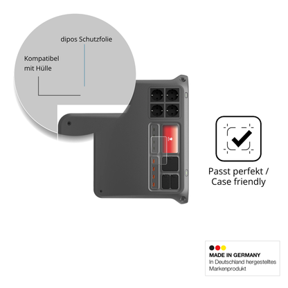 Schutzfolie mit optimaler Passform, zur Verwendung mit Hüllen geeignet