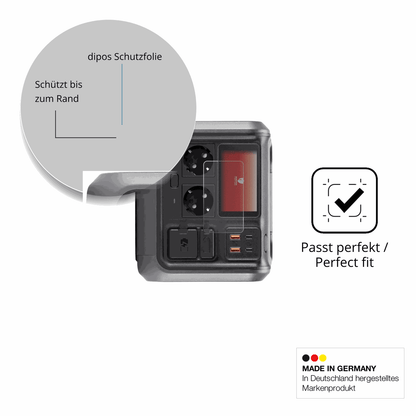 Schutz gegen Kratzer auf dem DJI Power 500 Glas durch Schlüssel oder Ähnliches