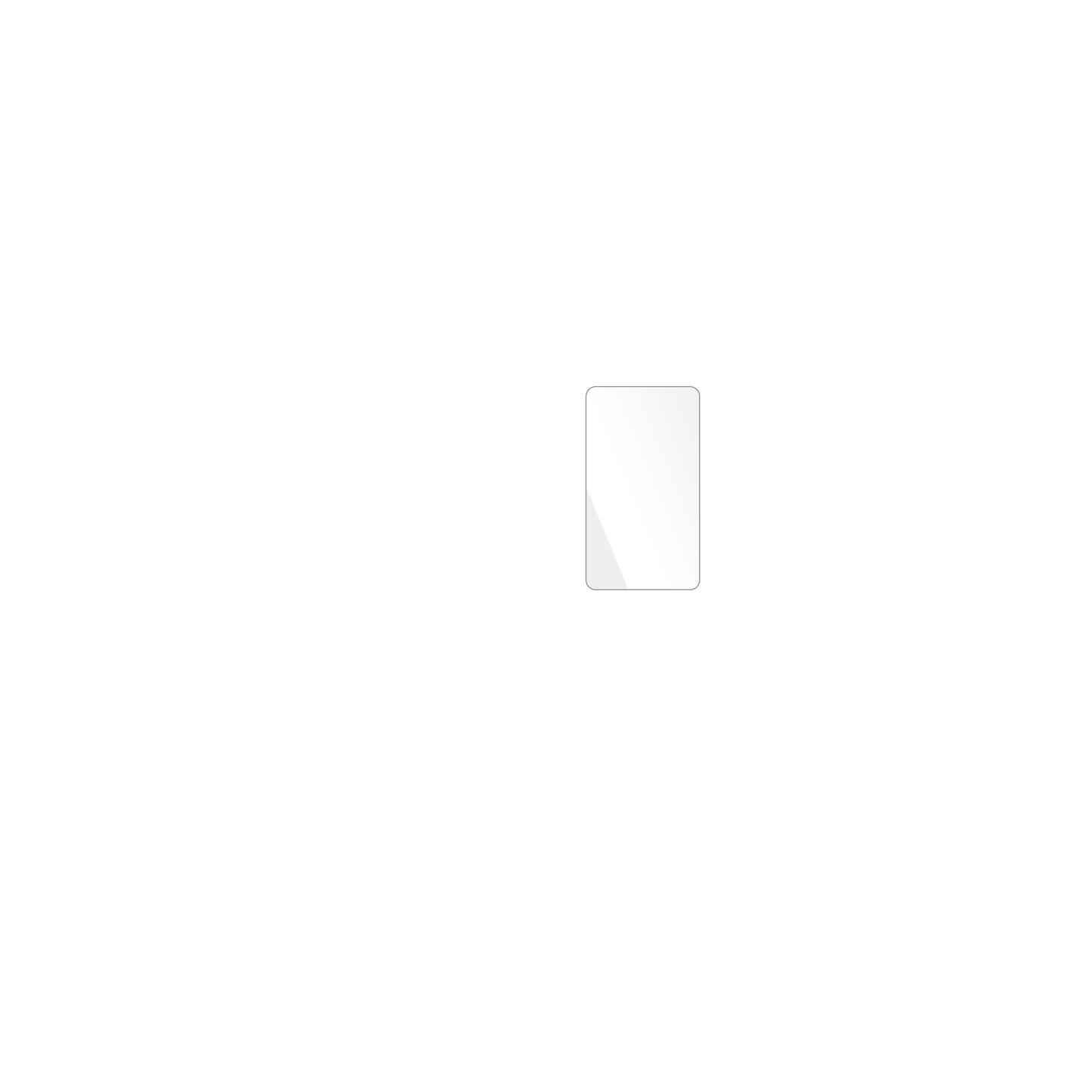 dipos Displayschutz für DJI Power 500, transparente Oberfläche, geringe Dicke und perfekte Passform