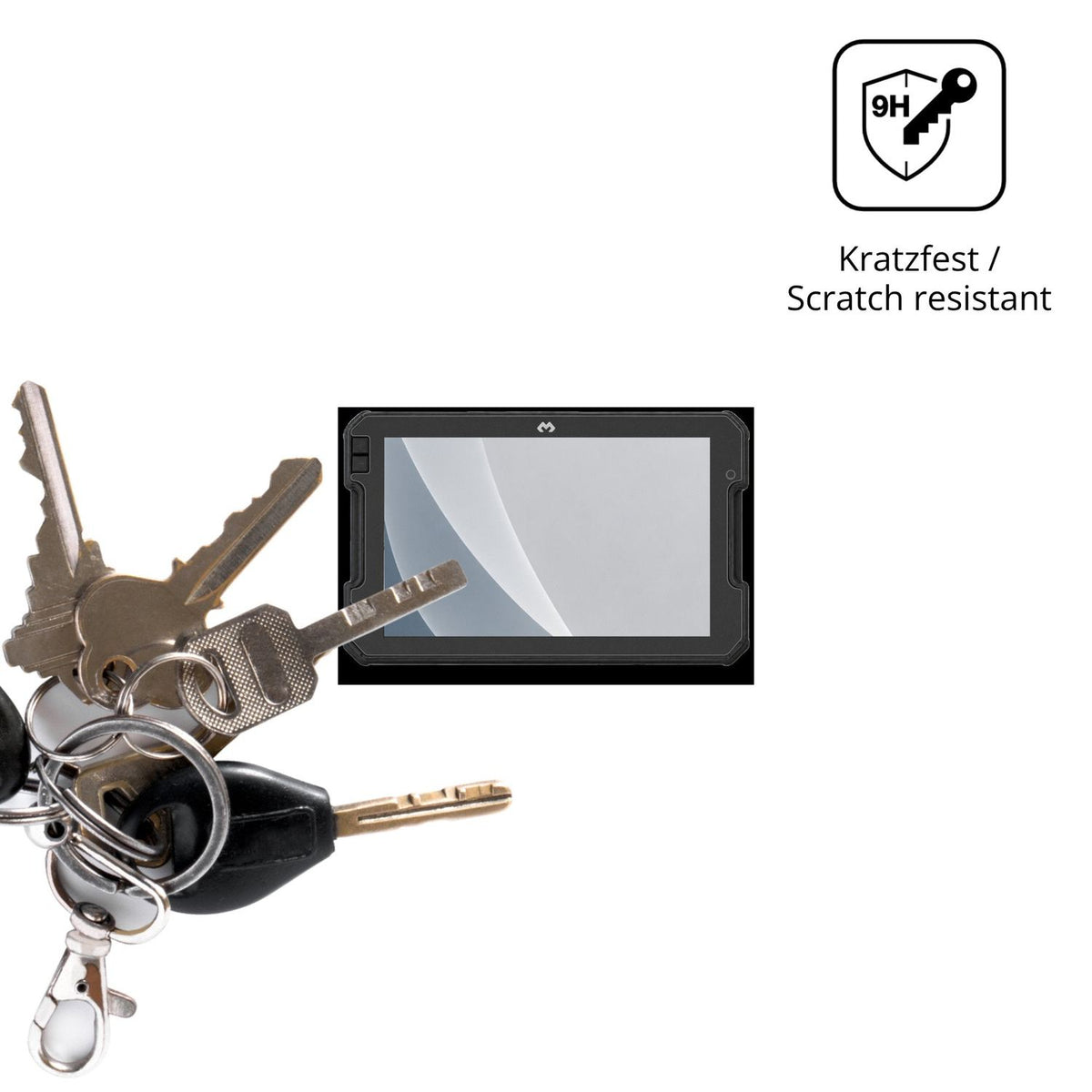 dipos Displayschutz für DMD NOR7E 7 Zoll, mattierte Oberfläche, robuste Festigkeit und perfekte Passform