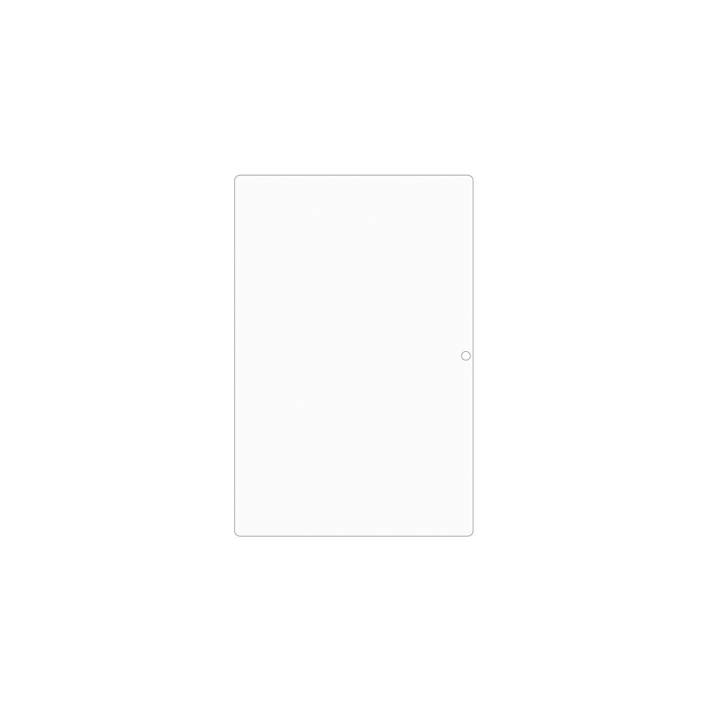 dipos Displayschutz für Dmoao D3 10 Zoll, mattierte Oberfläche, geringe Dicke und perfekte Passform