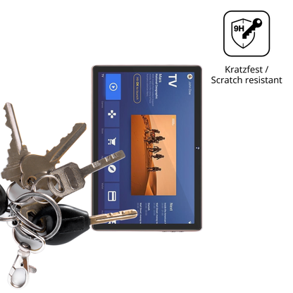 dipos Displayschutz für Dmoao D3 10 Zoll, transparente Oberfläche, perfekte Passform auch für die Rundungen