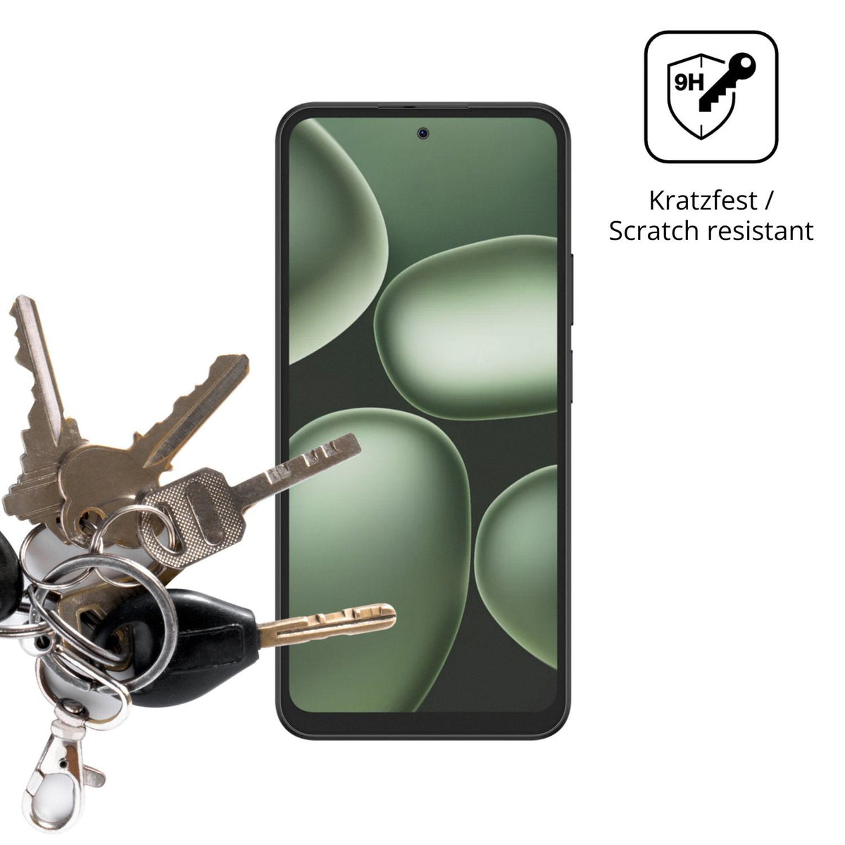 dipos Displayschutz für Doogee B10, mattierte Oberfläche, robuste Festigkeit und perfekte Passform
