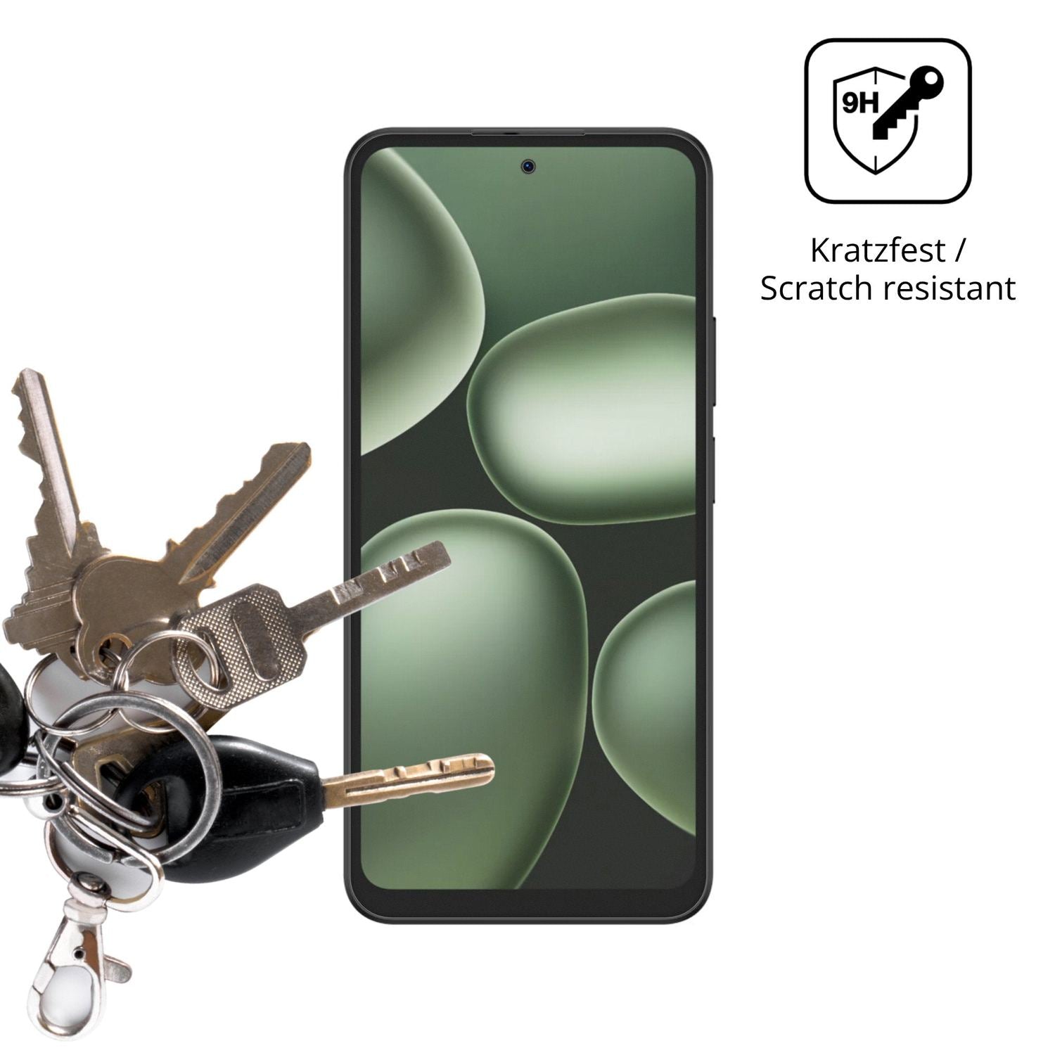 dipos Displayschutz für Doogee B10, mattierte Oberfläche, robuste Festigkeit und perfekte Passform
