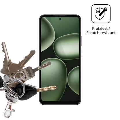 dipos Displayschutz für Doogee B10, transparente Oberfläche, perfekte Passform auch für die Rundungen
