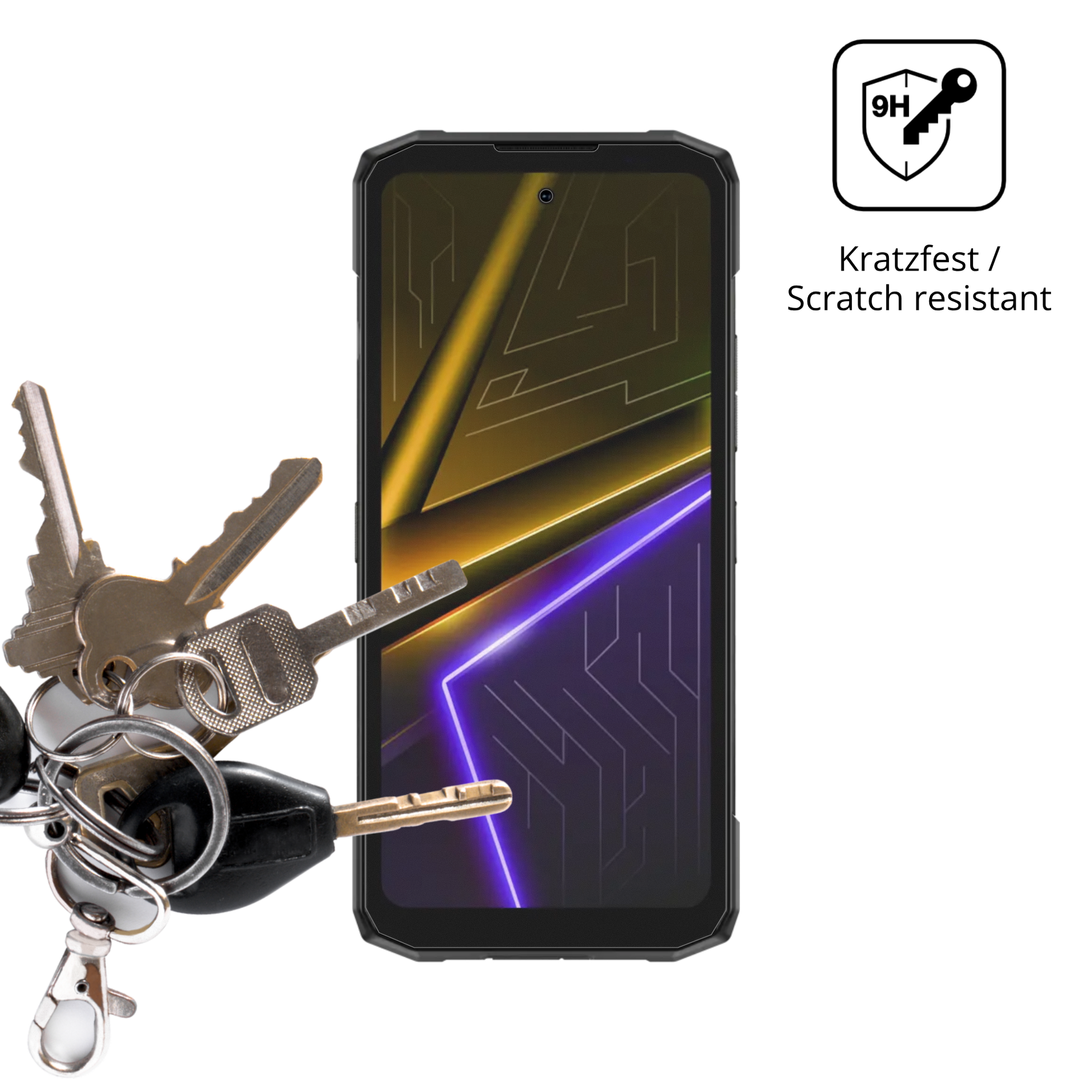 dipos Displayschutz für Doogee Blade 20 Max, mattierte Oberfläche, robuste Festigkeit und perfekte Passform