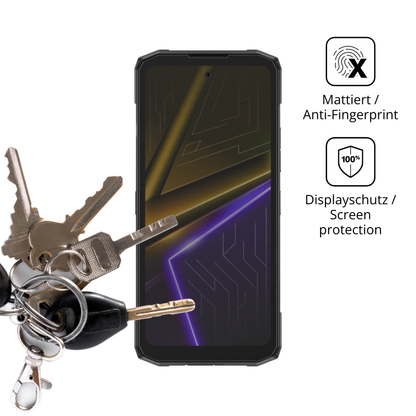 dipos Displayschutz für Doogee Blade 20 Max, mattierte Oberfläche, Blickschutzfilter und perfekter Passform