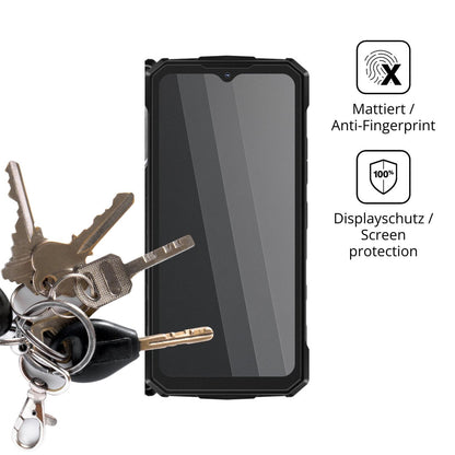 dipos Displayschutz für DOOGEE Fire 5, mattierte Oberfläche, Blickschutzfilter und perfekter Passform