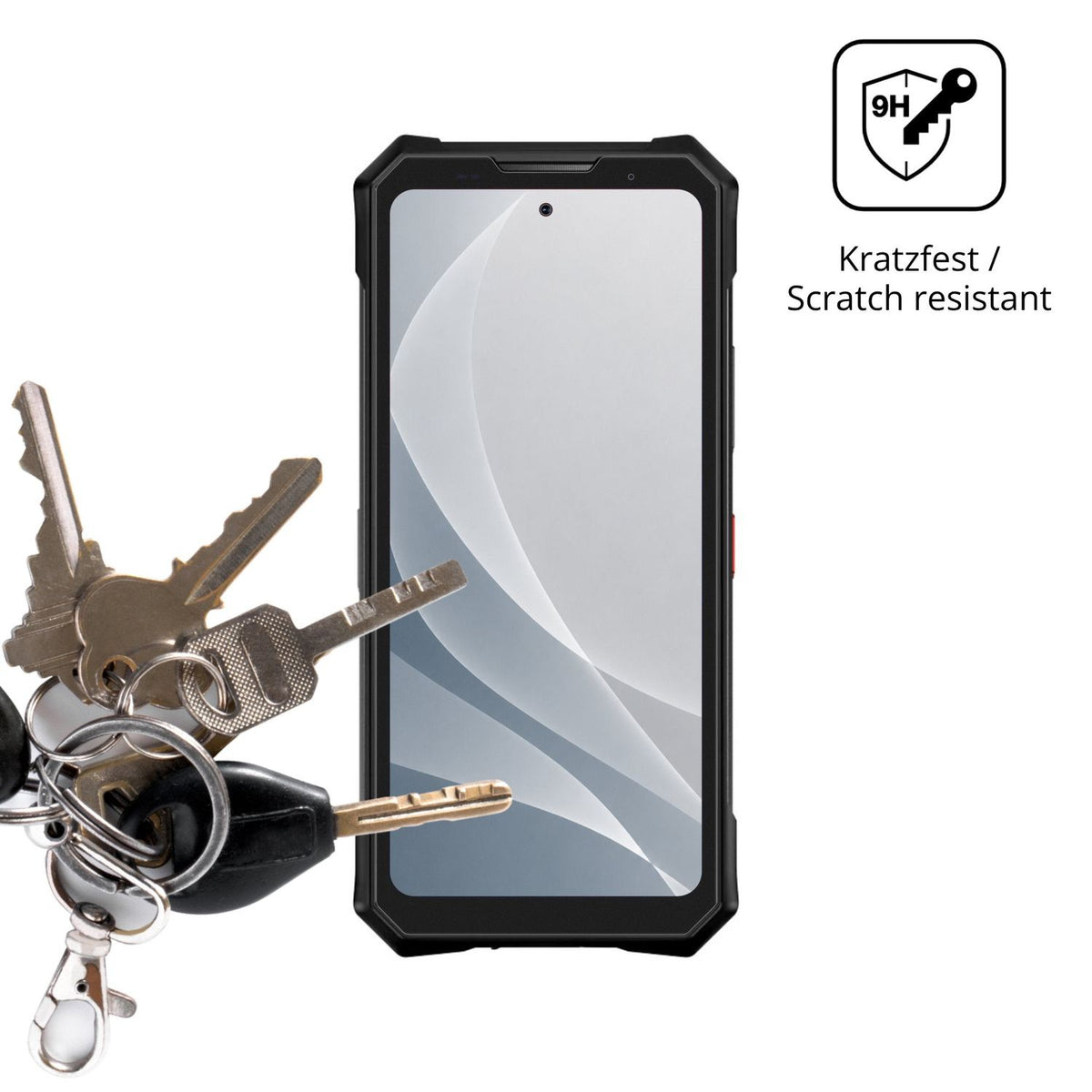 dipos Displayschutz für Doogee V50 Pro, mattierte Oberfläche, robuste Festigkeit und perfekte Passform