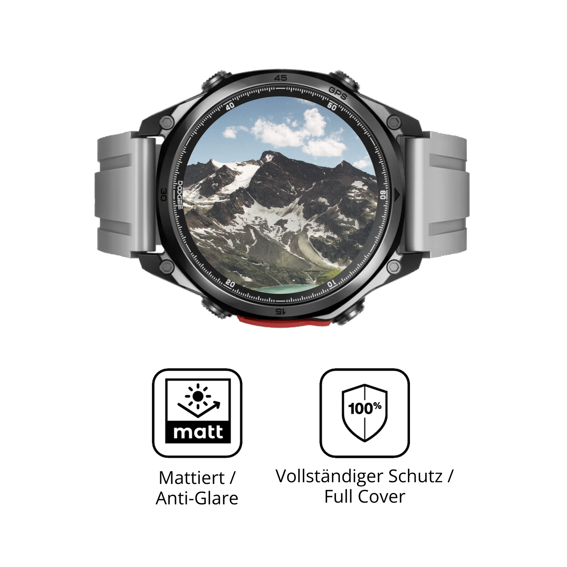 Flexible TPU-Folie passend zugeschnitten für Doogee Anywise W1 Pro, vollständige Abdeckung