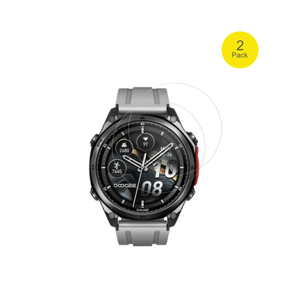 DoogeeAnywise W1 mit aufgebrachter dipos Displayschutzfolie, glasklare Darstellung ohne Einschränkungen