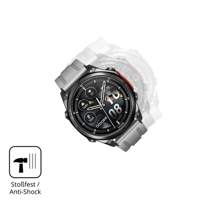 Schutz gegen Kratzer auf dem Doogee Anywise W1 Glas durch Schlüssel oder Ähnliches