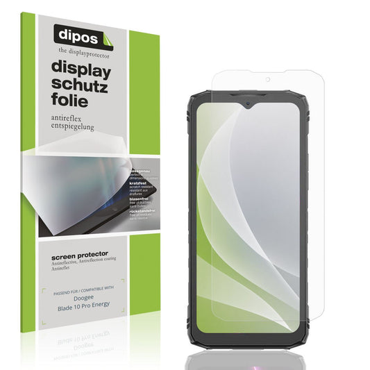 4x Schutzfolie matt für Doogee Blade 10 Pro Energy Display-Schutzfolie