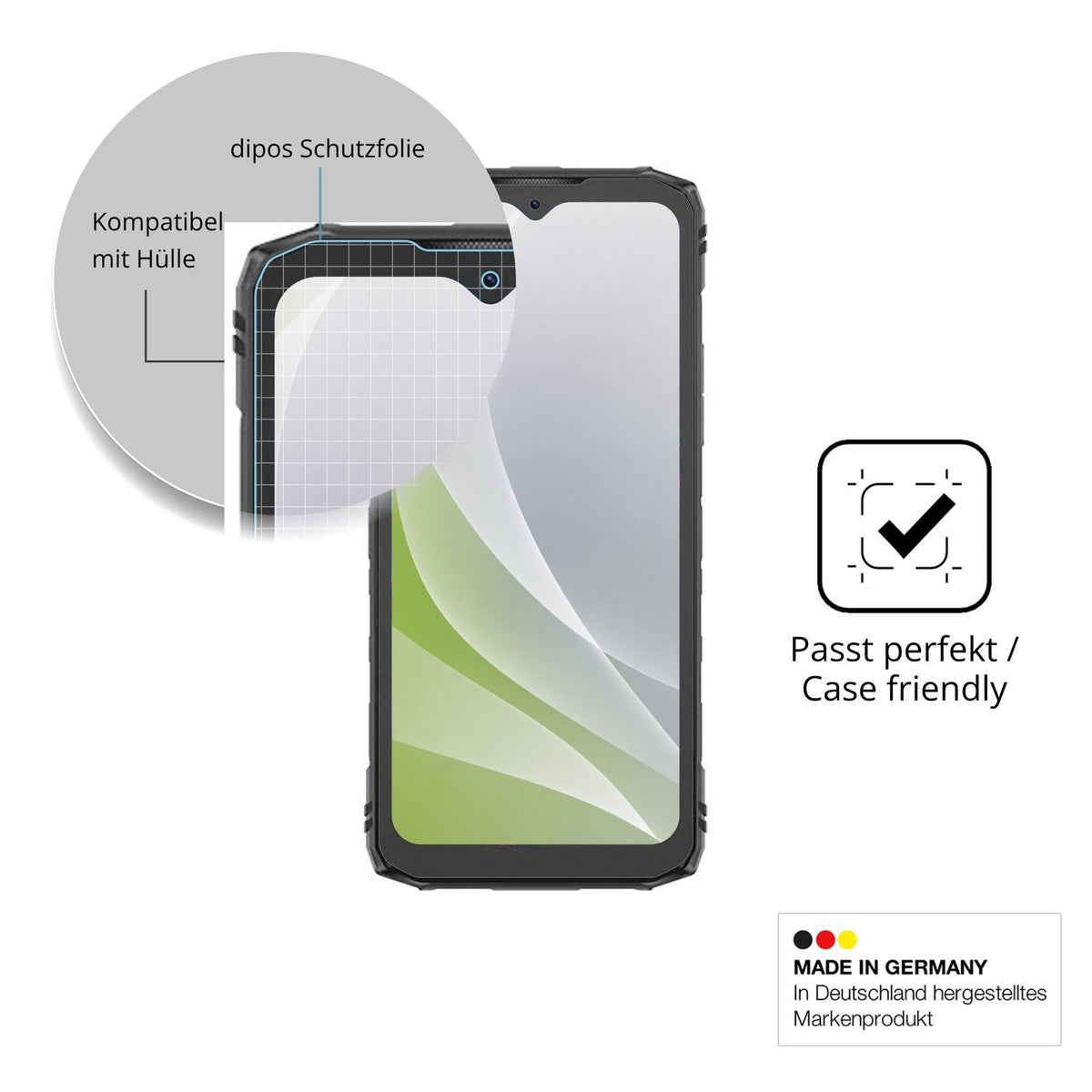 4x Schutzfolie matt für Doogee Blade 10 Pro Energy Display-Schutzfolie