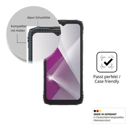 4x Schutzfolie klar für Doogee Blade 10 Pro Energy Display-Schutzfolie