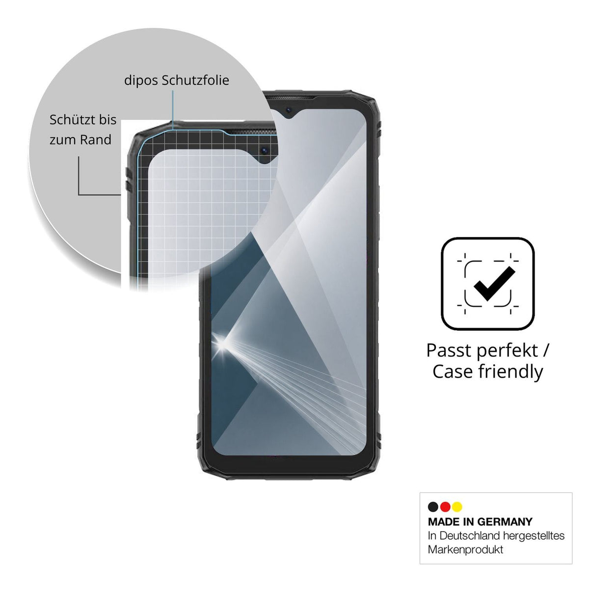 2x 9H Schutzfolie für Doogee Blade 10 Pro Energy Panzerfolie