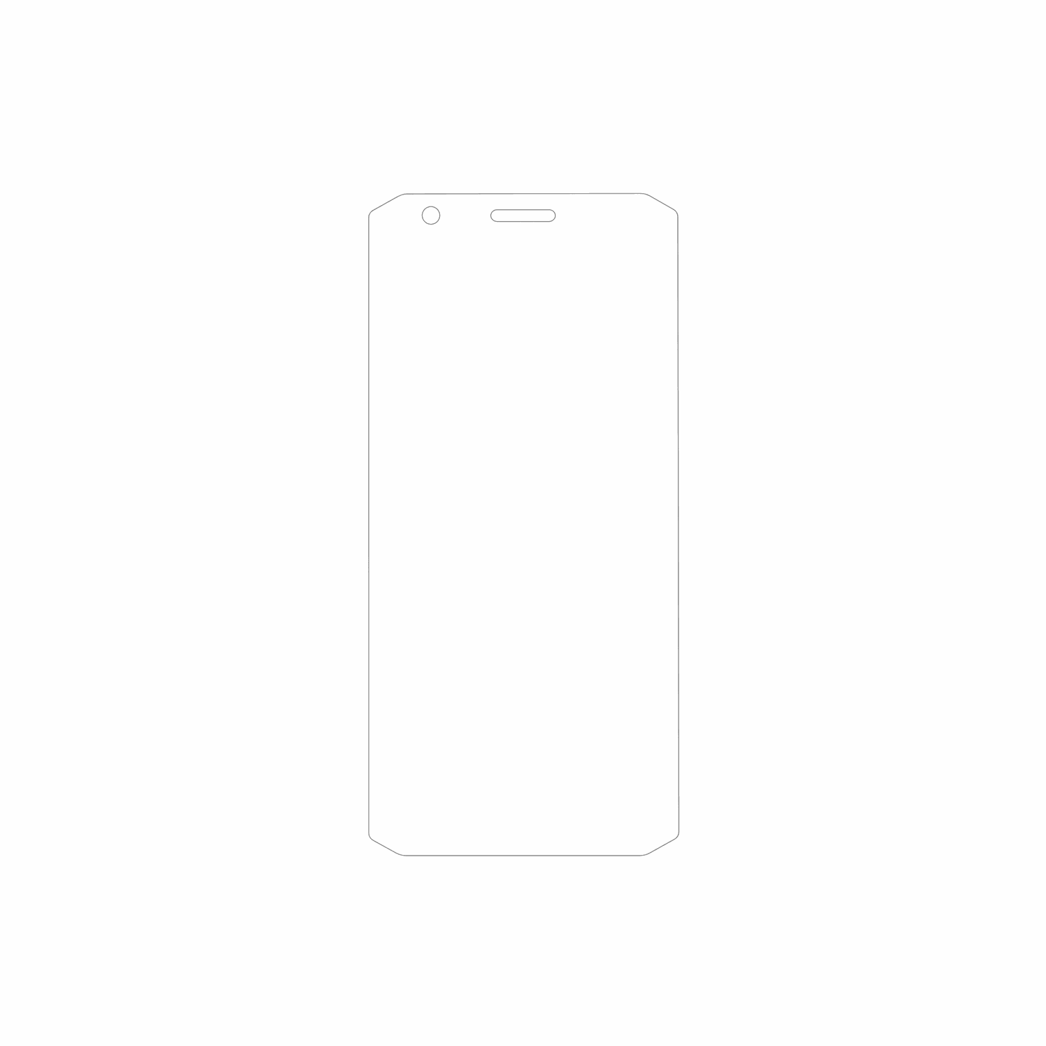 dipos Displayschutz für DOOGEE Fire 3 Ultra, mattierte Oberfläche, geringe Dicke und perfekte Passform