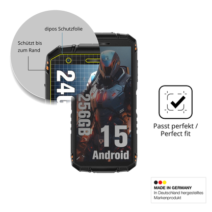 Schutz gegen Kratzer auf dem DOOGEE Fire 3 Ultra Glas durch Schlüssel oder Ähnliches